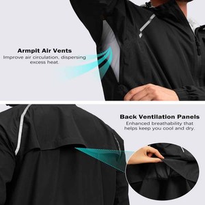 Veste de pluie légère pour femme, imperméable, pliable, à capuche, pour la randonnée en plein air, longue veste de pluie, envoyée par Dress Sports - Product Image 4