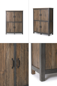 Azora <b>Small</b> Cabinet Japandi Style Solid <b>Wood</b> Storage Cupboard Minimalist <b>Sideboard</b> Natural Finish Compact Eco-Friendly Durable - Product Image 6