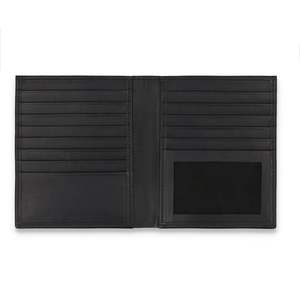 Cartera de Diseño Premium para Hombre con Bloqueo RFID, Cuero Genuino de Alta Calidad, Bordado con Logotipo Personalizado, MOQ Bajo, Cierre Doble Resistente - Product Image 1