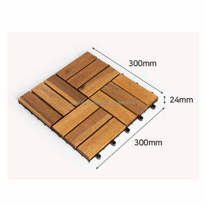 Suelo de Madera de Acacia Vietnamita para Exteriores, Encastrable, Impermeable, Antideslizante, Ecológico, Sin Mantenimiento, Diseño Contemporáneo, Acabado Mate - Product Image 2