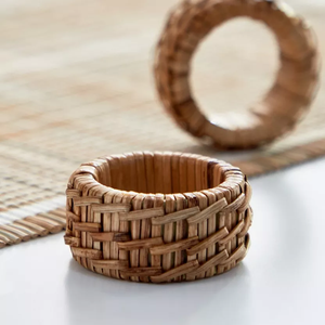 Anillo de Servilleta de Ratán Natural Tejido a Mano, Diseño Nuevo, para Mesa de Comedor, Venta al Por Mayor Personalizable - Product Image 5