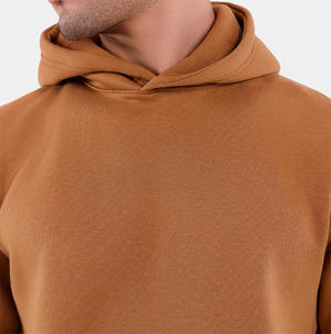 Sudaderas con Capucha de Manga Larga Tejidas Unisex de Alta Calidad, Spandex/Algodón, Color Sólido, Logotipo Impreso Personalizado, Suministro OEM, Forro Polar de Invierno - Product Image 3