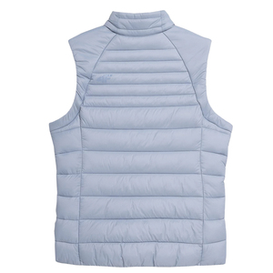Chaleco de invierno personalizable con cremallera para mujer, chaquetas cálidas con capucha, sin mangas, cortas, impermeables, estilo casual, chaleco acolchado. - Product Image 4