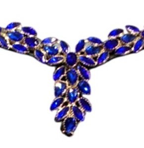 Elegantes diademas ecuestres con botones a presión de cambio rápido, cristal verde esmeralda, diseño de V profundo, accesorios para bridales de doma, OEM - Product Image 2