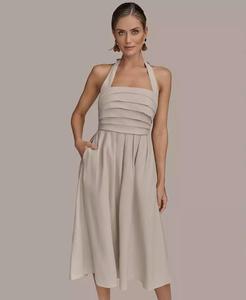 Abito Midi con cravatta da Donna | Donna Karan New York - Product Image 4