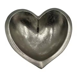 Bol de service en métal pour événements, vaisselle de luxe, bol en forme de pomme, assiettes décoratives pour aliments, faible MOQ - Product Image 4