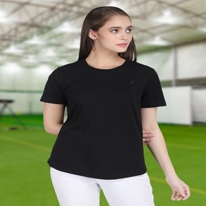 Mujeres O cuello verano Mujer trajes cuello redondo Regular Top mujer gráfico personalizado algodón Camisetas Mujer camiseta - Product Image 6