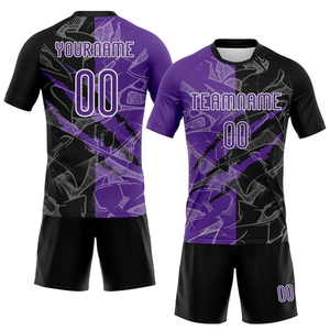 Conjunto de camiseta y pantalones cortos de voleibol, uniforme personalizado con nombre del equipo, logotipo y número del jugador - Product Image 2