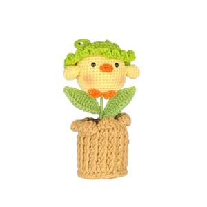 Muñeca de Ganchillo Hecha a Mano al por Mayor, Temática de Arte en Papel Vietnamita, Muñeca de Hilo, Regalo, Decoración Festiva, Planta en Maceta, Flor Tejida, Juguete Amigurumi - Product Image 4