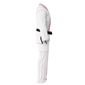 Uniforme de Karate Blanco para Adultos Unisex, 100% Algodón, Duradero, Corte Regular, Ropa de Artes Marciales con Cinturón Negro - Product Image 6