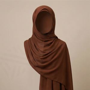 Hiyab de Chifón Sedoso de Alta Calidad, Personalizable en Color, con Imán, para Mujeres Musulmanas, Pañuelo Instantáneo para la Cabeza, Suave, Transpirable, Premium y a la Moda - Product Image 2