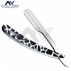 Navajas de Barbero Tradicionales Plegables de Venta Caliente, Maquinilla de Afeitar Recta de Una Sola Hoja con Diseño de Seguridad para Afeitado Masculino para Barberos - Product Image 5