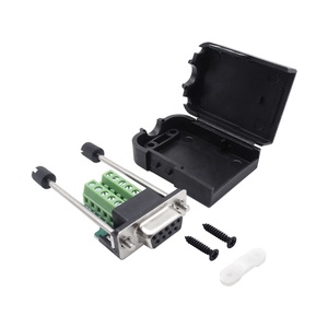 ขั้วต่อ D-SUB สำหรับ DB9 9Pin สกรูตัวเมียพร้อมอะแดปเตอร์ PCB หัวต่อหัวแร้งแบบฟรี - Product Image 2