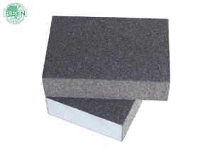 High Quality Sponge 4 Side Sanding Sponge Block 100 180 220 Grit Soft Foam With Aluminum Oxide Suitable For Wood Paint - Product Image 1