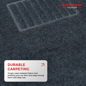 ROADPOWER (RP-MAT-104) Juego de Alfombrillas Universales Premium para Auto de 5 Piezas, Resistentes, Antideslizantes, Protección para Todo Clima, Limpieza con Spray - Product Image 3