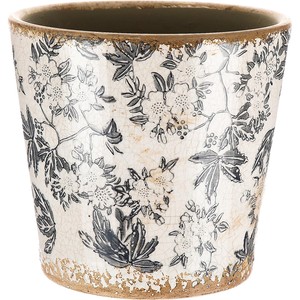 Maceta de Cerámica Artesanal de Estilo Moderno de Mediados de Siglo con Soporte de Madera - Macetero Decorativo al por Mayor de la India - Product Image 3