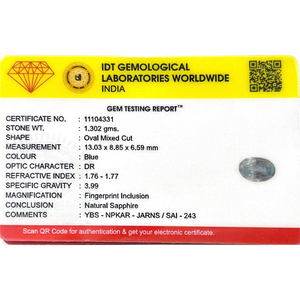 Loose 6.51 Ct Sky Blue Sapphire Gemstone Brilliant Cut 20mm for Fine Jewelry - Product Image 4