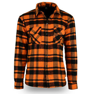 เสื้อเชิ้ตผ้าแฟลนเนลสำหรับขี่มอเตอร์ไซค์ผู้ชาย แห้งเร็ว กันลม OEM เสื้อป้องกันสำหรับขี่มอเตอร์ไซค์ อุปกรณ์สำหรับนักขี่มอเตอร์ไซค์ ขนาดสั่งทำพิเศษ บุผ้าเคฟลาร์ - Product Image 3