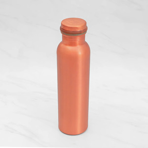 Wholesale Pure Copper <b>Bottle</b> 1 Liter Handmade Water Storage <b>Bottle</b> with Custom Packaging - Product Image 1