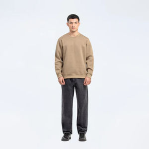 Sudadera de Cuello Redondo para Hombre, de Invierno, con Logotipo Personalizado, de Alta Calidad, de Poliéster/Algodón, Anti-Pilling, al por Mayor - Product Image 1