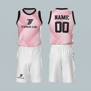 Maillot de basketball pour homme 100 % polyester, haute qualité, faible MOQ, anti-humidité, sans manches, prix de gros, vêtements de sport - Product Image 1