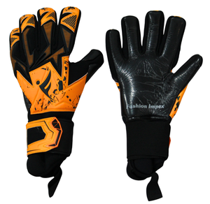 Gants de gardien de but professionnels neufs en caoutchouc lisse de 4 mm d'épaisseur, respirants et coupe-vent, pour adultes et enfants, entraînement de football - Product Image 2