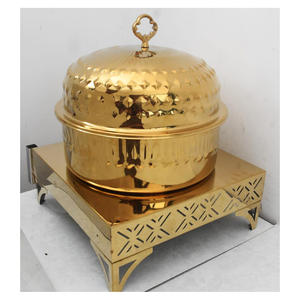 2025อุ่นอาหารบุฟเฟต์สแตนเลสสำหรับทำอาหารจานร้อนชุบเงินหรูหรา - Product Image 4