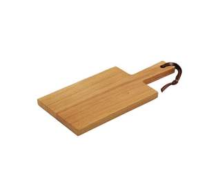 Planche à découper en gros pour cuisine, épaisse, grande, vierge, ronde, personnalisable, en bois de koa, noyer noir, acacia ou bambou, avec poignée - Product Image 6