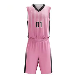 Uniformes de basketball pour jeunes, design personnalisé de haute qualité, dernière collection 2026, vente en gros, 100% polyester, sans manches, col en V - Product Image 2