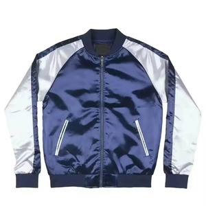 Chaqueta de satén elegante de tela suave de calidad premium, moda moderna, ropa casual de calle, chaqueta de satén. - Product Image 5