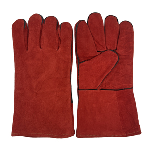 Guantes de Soldadura Resistentes al Calor y al Fuego, de Cuero Vacuno, con Dedos Completos, Personalizados para Hombres y Mujeres, Más Vendidos - Product Image 1