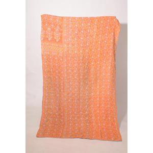 Handcrafted Cotton Kantha Gudri Reversible Quilt Soft Lightweight Bed Cover for Bedroom and Living Room - Product Image 2