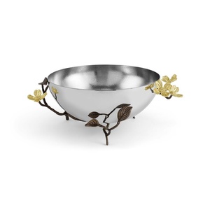 Bol à fruits en aluminium, centre de table moderne, luxe décoratif, or, écologique, durable, 2026 Saleem International - Product Image 2