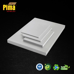 Pima White WPC <b>PVC</b> Foam Board <b>Sheet</b> 10mm Thickness 0.6 gcm3 Density Fireproof <b>Plastic</b> Panel for Kitchen Cabinet Doors - Product Image 1