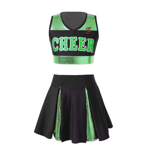 Uniforme de cheerleading de haute qualité, tissu résistant de qualité supérieure, motifs élégants, mouvements flexibles, performance optimale - Product Image 1