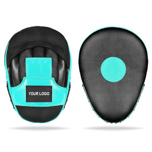Guantes Curvos de Velocidad de Cuero de Microfibra con Absorción de Impactos, Manoplas Pequeñas de Precisión con Logotipo Personalizado para Entrenamiento de Muay Thai y Boxeo - Product Image 2