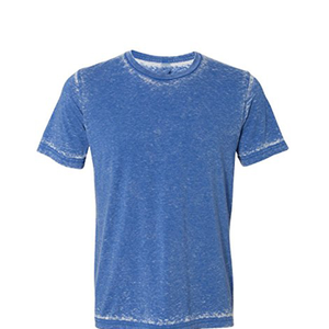 Camiseta de algodón para hombre, estilo vintage, holgada, con lavado ácido, estilo urbano, venta al por mayor, estampado personalizado, informal. - Product Image 1