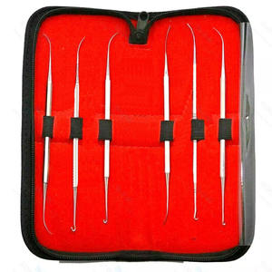 Set6 Professional Manual Dentist <b>Teeth</b> <b>Cleaning</b> Kit with Oral Clean Probe Stainless Steel <b>Tools</b> CE Certified By Grip Surgical - Product Image 4