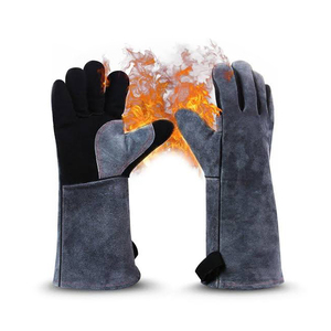 Guantes Resistentes al Calor y Fuego para Trabajos de Soldadura, Fundición y Horno con Máxima Resistencia y Protección al Calor - Product Image 1