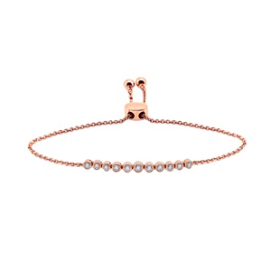 Lunette Flexible Bolo Bracelet Lab Grown IGI Diamant Certifié 14k 18k Jaune Or Rose Bijoux de Mode Occasion de Mariage-DS0263 - Product Image 2