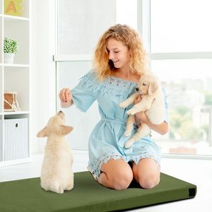 Green 75\"D X 25\"W X 2.5\"H Camping Mattress for Outdoor Sleeping - Product Image 4