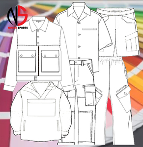 ชุดแจ็คเก็ตกันลมไนลอนแบบยูนิเซ็กซ์ปรับแต่งได้และกางเกงขาสั้นวิ่งออกกำลังกาย ชุดลำลอง 2 ชิ้น สำหรับออกกำลังกายและฟิตเนสสำหรับผู้ชาย ฤดูหนาว ไซส์พลัส2026 - Product Image 5