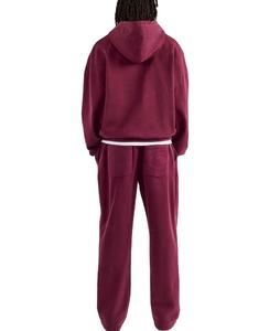 Conjunto Deportivo Informal de Invierno para Gimnasio y Fitness, de Felpa Lavada, Transpirable, de Dos Piezas, Personalizable, para Correr, para Hombre - Product Image 3