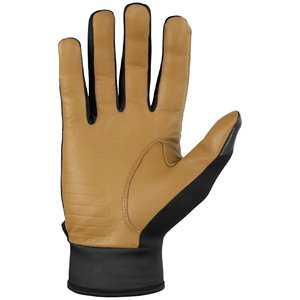 Standard International Leather Baseball/ Batting Gloves Tan Durable Wrist Support Training Unisex Adult <b>Hook</b> And Loop Closure - Product Image 4