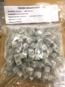 Demi-tranches de fruit du dragon surgelées IQF, en vrac, origine Vietnam, 1 kg, 100 % pur, fruit tropical sucré, sous vide, conservation à -18°C, 24 mois - Product Image 3