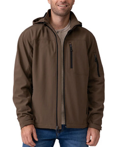 Veste softshell d'hiver de haute qualité pour homme, fermeture éclair sur le devant - Product Image 1