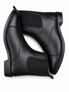 Bottes d'équitation Jodhpur en cuir noir de qualité supérieure avec fermeture éclair sur le devant, conçues pour un confort optimal pour une utilisation équestre quotidienne, au prix fabricant en gros - Product Image 3