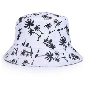 Wholesale Wide Brim Summer Bucket Hats Custom Logo Rooster Tree Printed Embroidery <b>Large</b> Size Fisherman <b>Cap</b> Outdoor and Fishing - Product Image 2