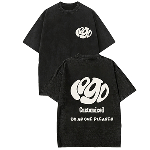 เสื้อยืดโอเวอร์ไซส์ลายกราฟิกสไตล์วินเทจ ยูนิเซ็กซ์ ทรงหลวม ไหล่ตก สตรีทแวร์ ตัวอักษรพิมพ์ลาย แขนสั้น - Product Image 4
