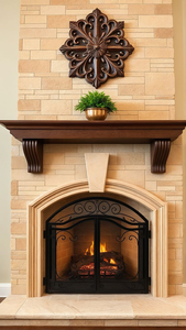 Rắn thông hiện đại treo tường vương miện đúc mantel kệ sơn gỗ trang trí cho sử dụng trong nhà-cho căn hộ biệt thự phòng khách - Product Image 5